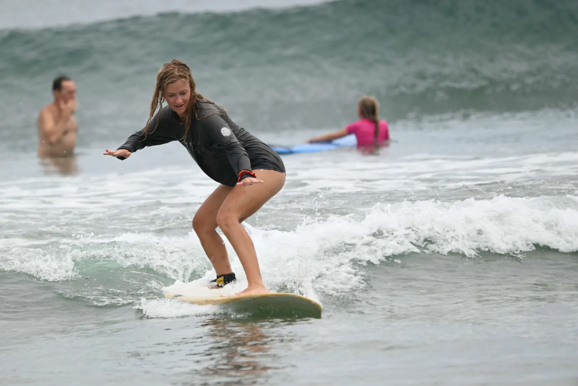 Private surf lessons Tamarindo one-on-one coaching on beach