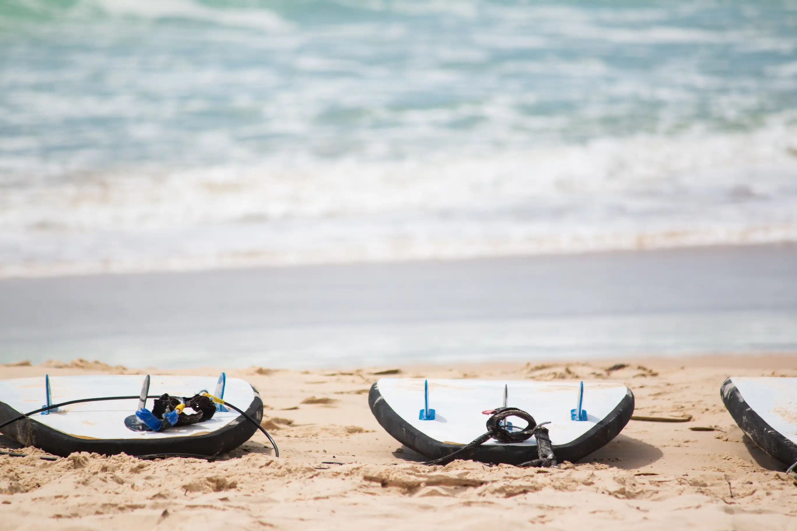 Surf group lessons Tamarindo in warm clear Costa Rica water