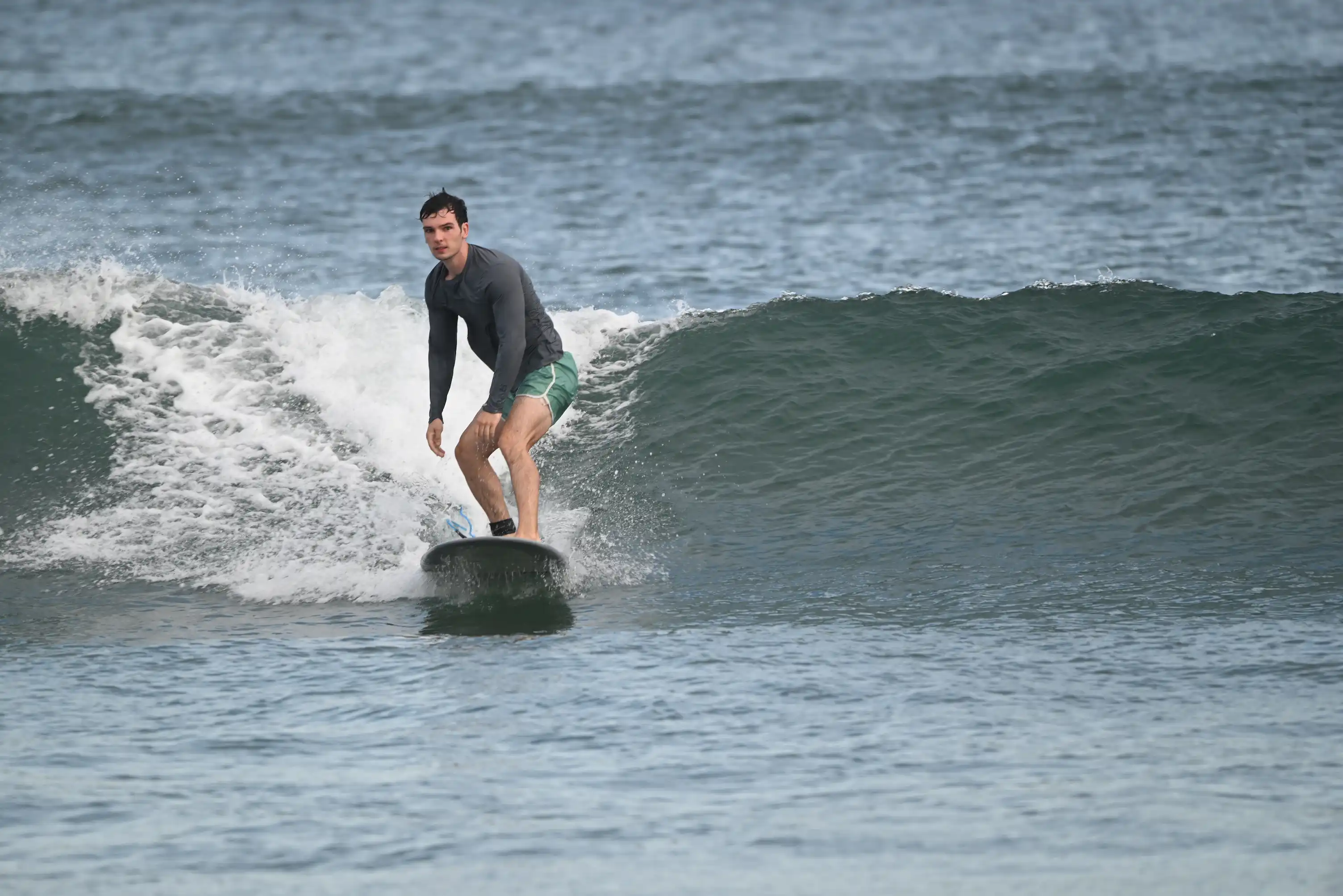 Surfers heading out on a guided surf trip from Tamarindo with their boards